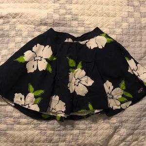 Hollister Hibiscus Print Skirt